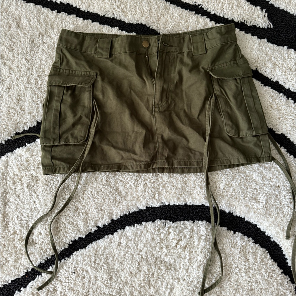 Fashion Nova Cargo Mini Skirt